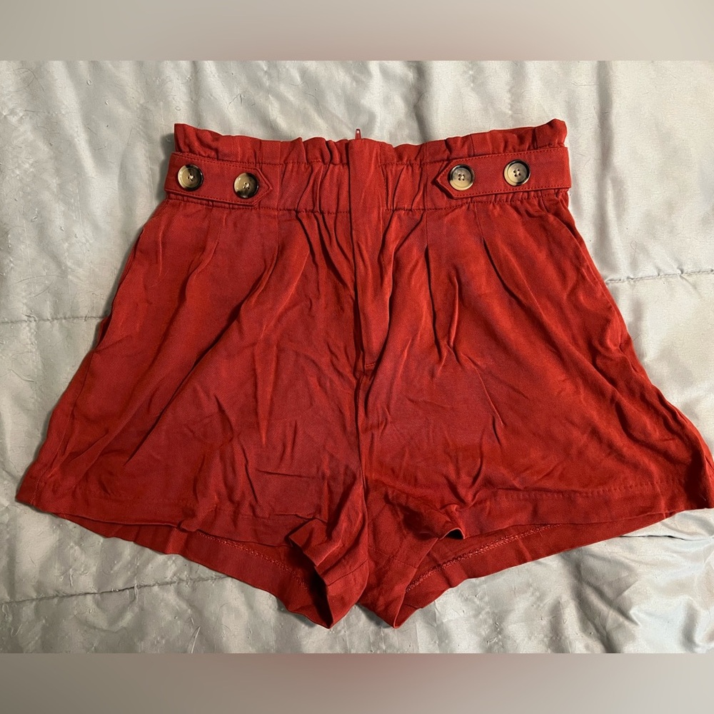 Terracotta Paperbag Shorts